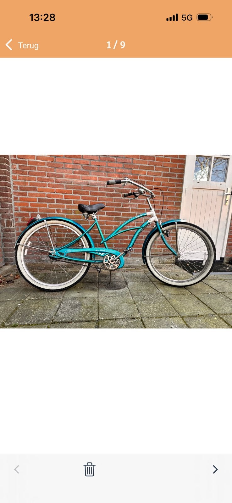 Fiets, Gebruikt, Staal, Cruiser, Ophalen of Verzenden