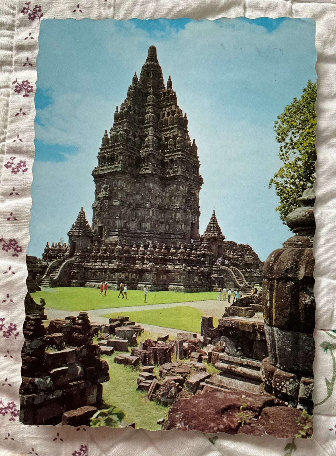 Indonesië, tempel op Java, Verzamelen, Ophalen of Verzenden, 1960 tot 1980, Buiten Europa