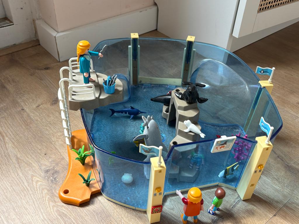 Playmobil Aquarium met Zeeleeuwen en Dolfijn, Kinderen en Baby's, Speelgoed | Playmobil, Ophalen of Verzenden, Zo goed als nieuw