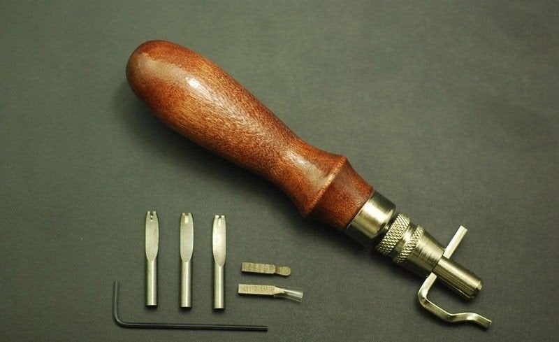 Groefsnijder Set / Leermaken Leder Leer Gereedschap Naden, Verzenden, Nieuw