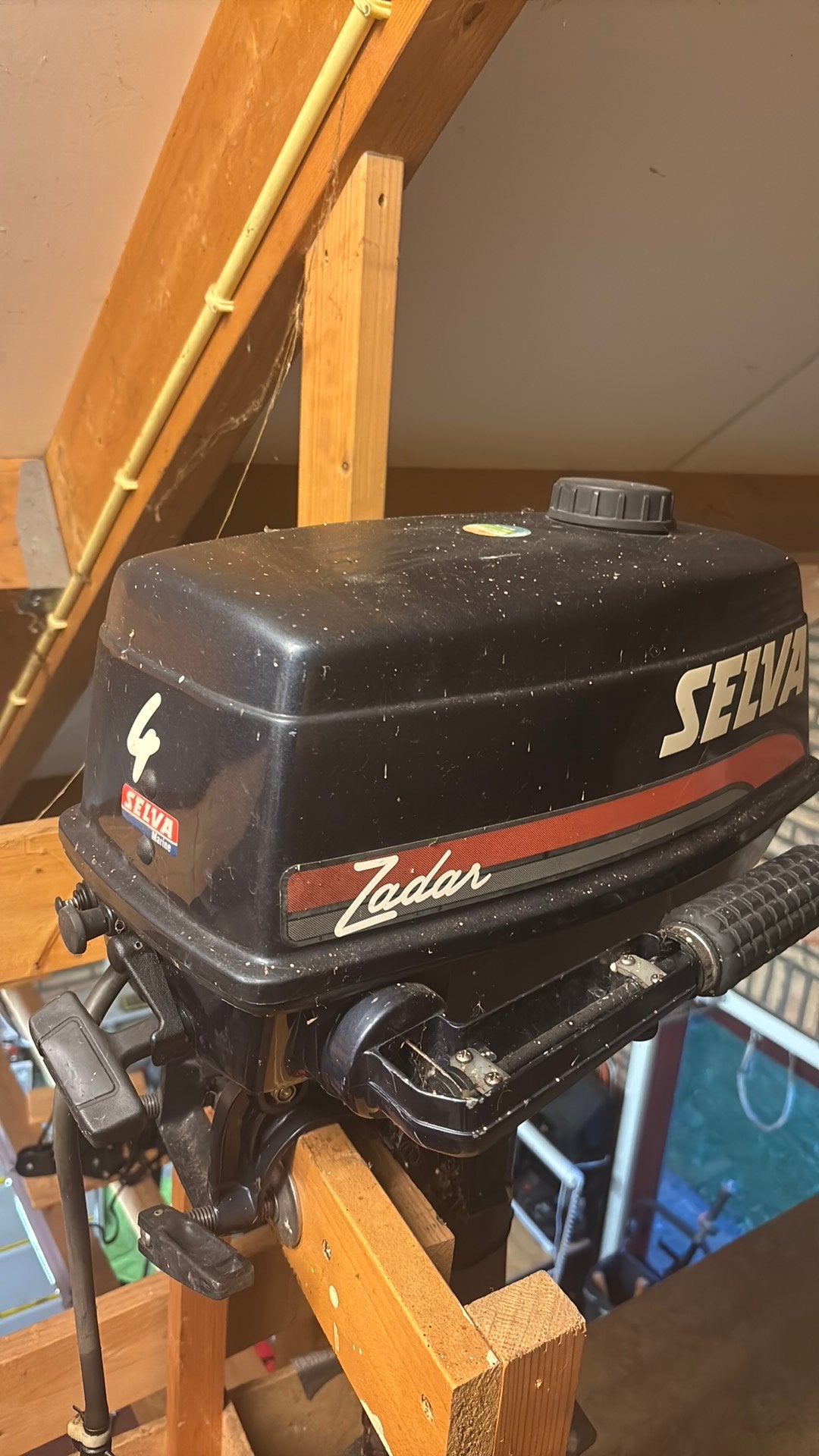 selva 4pk buitenboordmotor, Ophalen, Zo goed als nieuw, Motor en Techniek, Zeilboot of Motorboot
