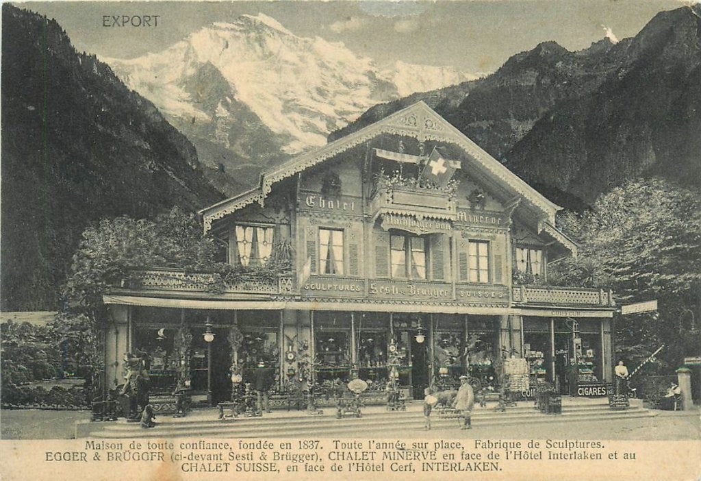 379-143-029 Interlaken, Verzenden, Voor 1920, Overig Europa