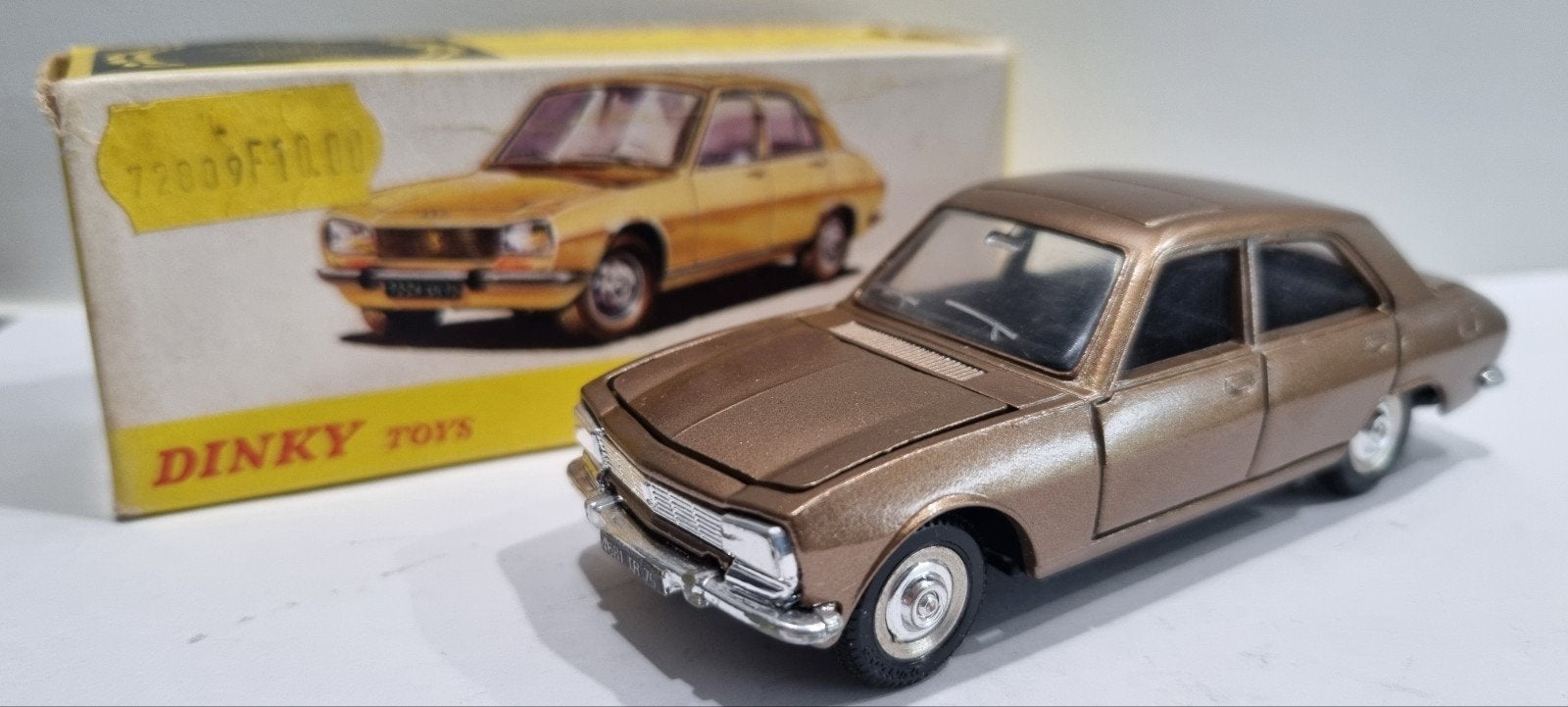 Dinky Toys no. 1415 Peugeot 504, Ophalen of Verzenden, Gebruikt, Auto, Dinky Toys
