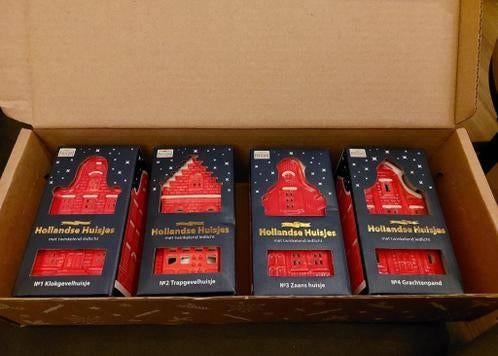 Postcode loterij huisjes Kerst  Nieuw  1 t/m 4, Ophalen of Verzenden, Nieuw