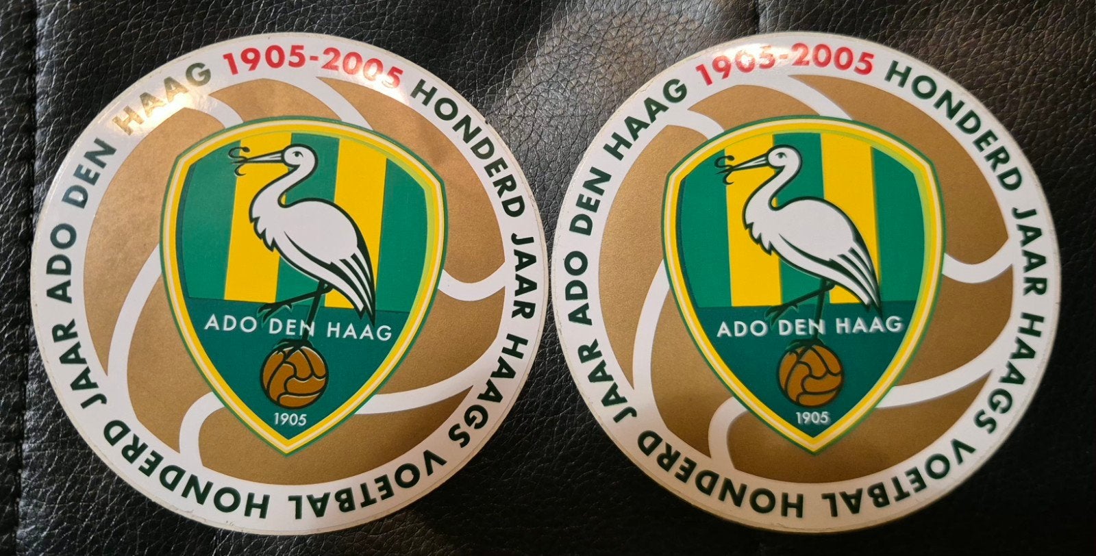 2 Stickers 100 Jaar ADO Den Haag 1905-2005, Ophalen of Verzenden, Nieuw