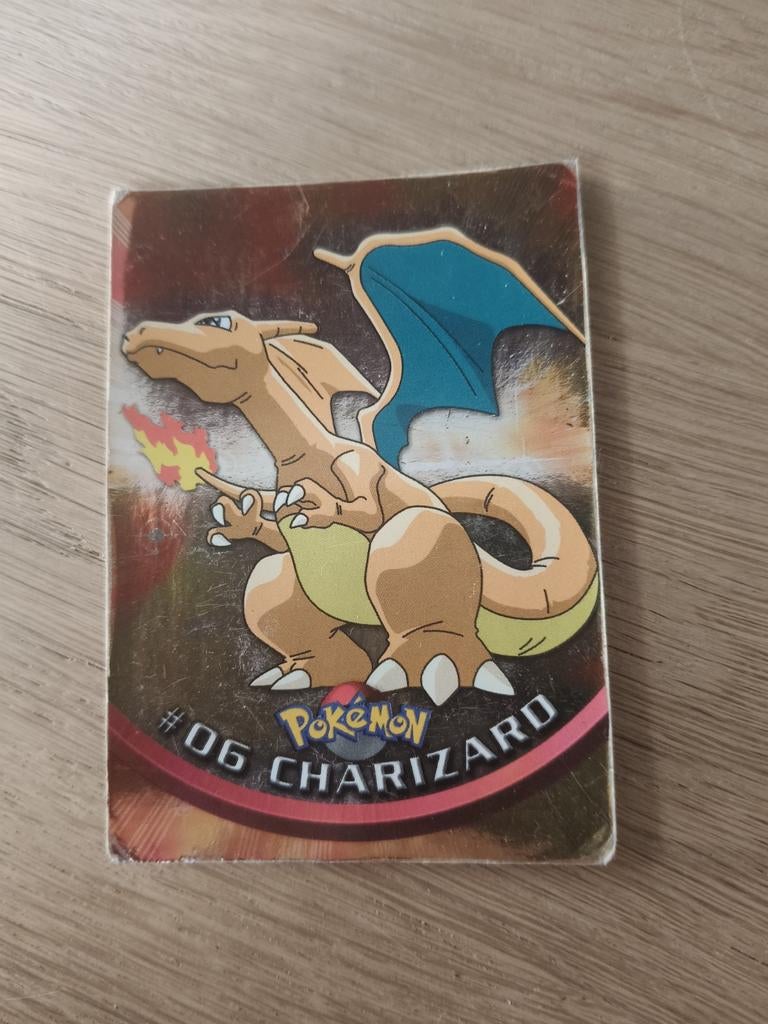 TOPPS Pokémon Charizard #06 holographic, Ophalen of Verzenden, Gebruikt, Losse kaart
