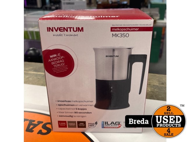 Inventum MK350 Melkopschuimer - NIEUW, Inventum, Nieuw, Info@inventum.eu, Inventum Huishoudelijke Apparaten B.V., Edisonweg 8, 4207 HE Gorinchem, Nederland