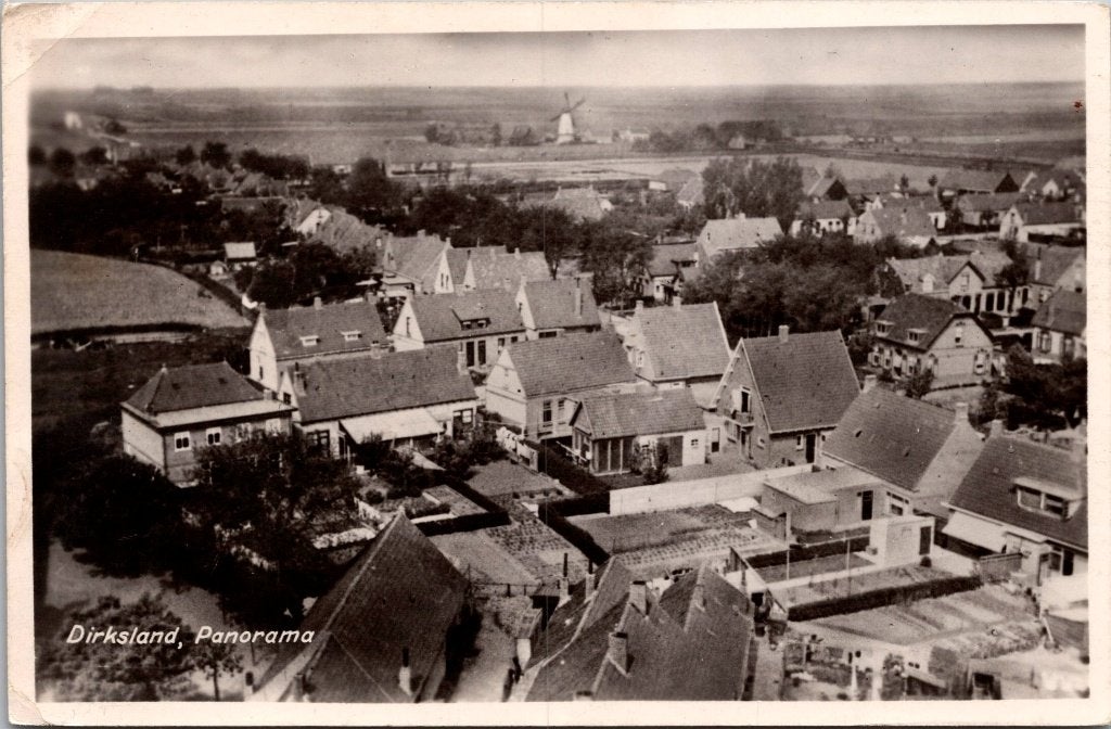 Dirksland - 5 ansichtkaarten, Verzamelen, Verzenden, 1940 tot 1960, Gelopen, Zuid-Holland