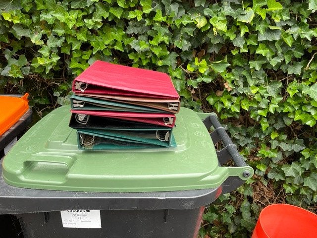 mappen, Ophalen, Zo goed als nieuw