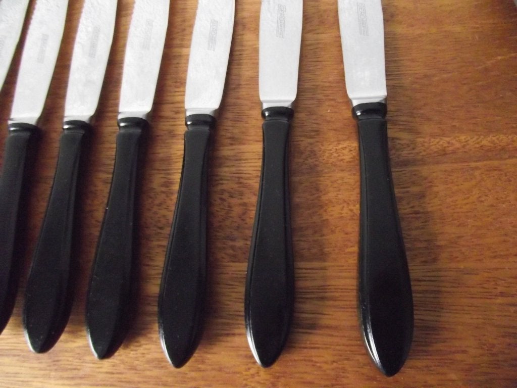15 x Gero zilmeta 718 puntfilet ebba mes 21-24cm 1931-85 p s, Antiek en Kunst, Ophalen of Verzenden