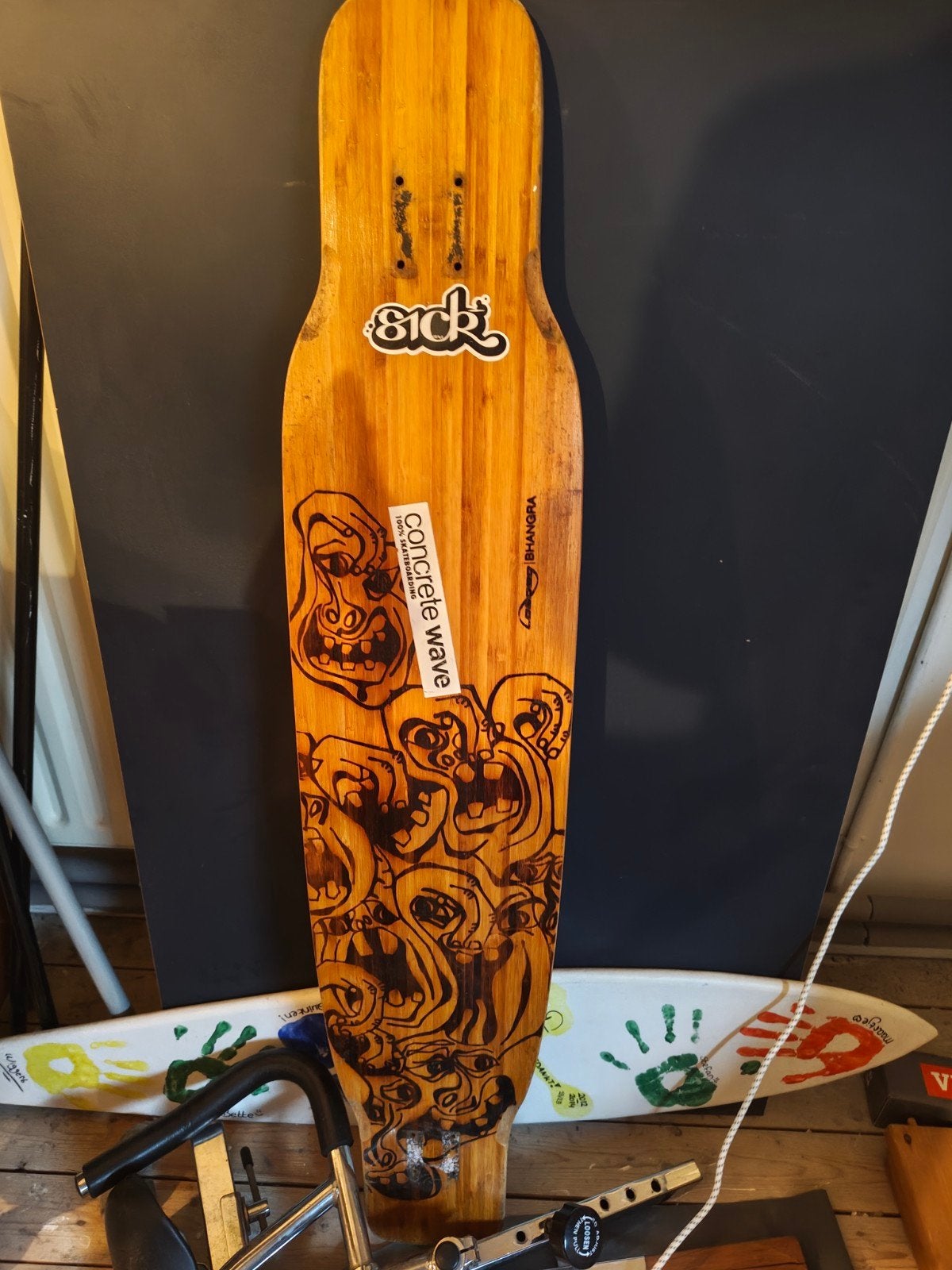 Loaded Bhangra Longboard, Sport en Fitness, Skateboarden, Zo goed als nieuw, Skateboard, Longboard, Ophalen of Verzenden
