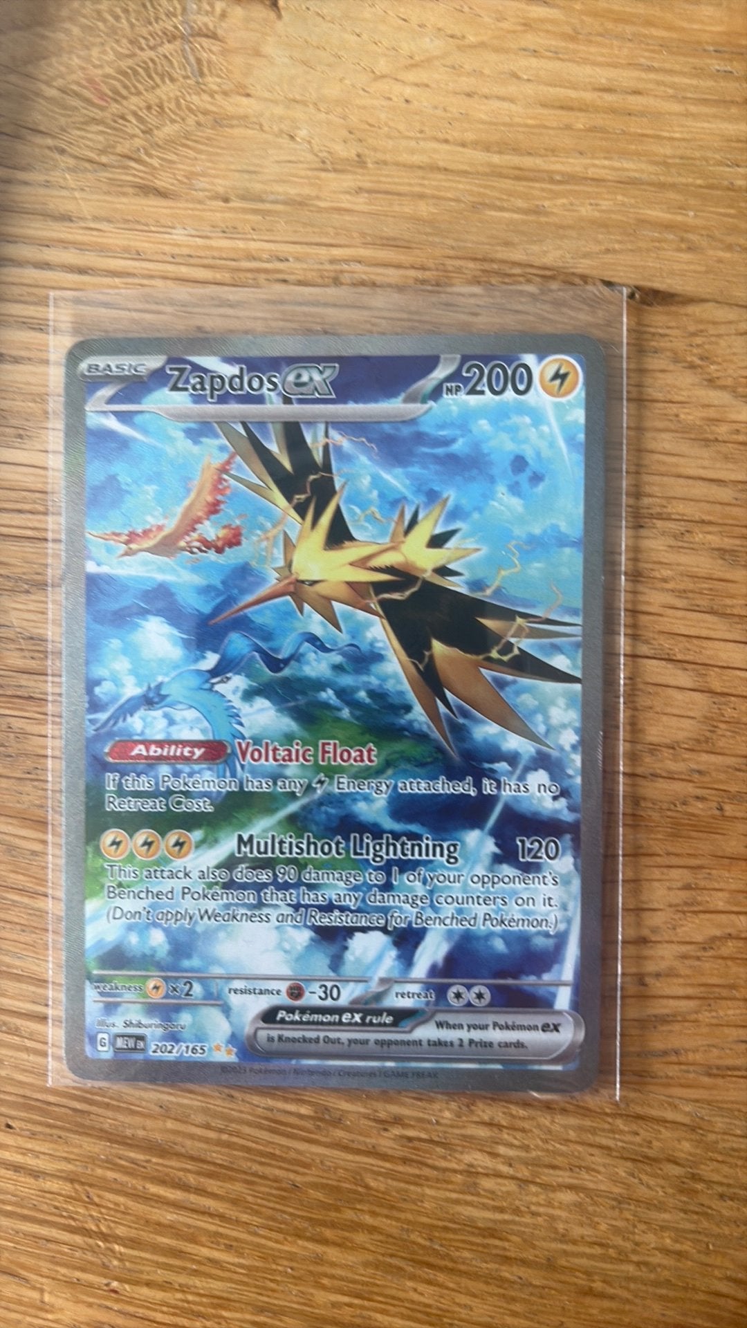 Zapdos ex in hoesje, Ophalen of Verzenden, Zo goed als nieuw