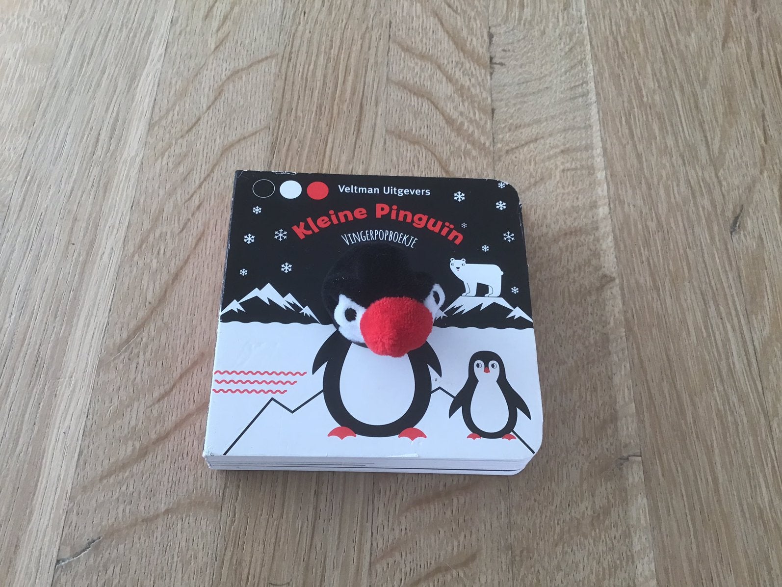 Vingerpopboekje Kleine Pinguïn, Ophalen of Verzenden, Zo goed als nieuw