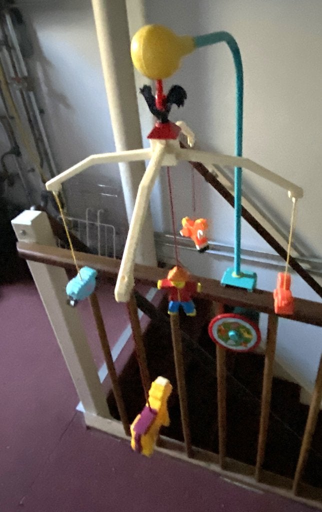 Fisher Price Box mobiel, Kinderen en Baby's, Ophalen of Verzenden, Gebruikt, Overige typen, Met geluid