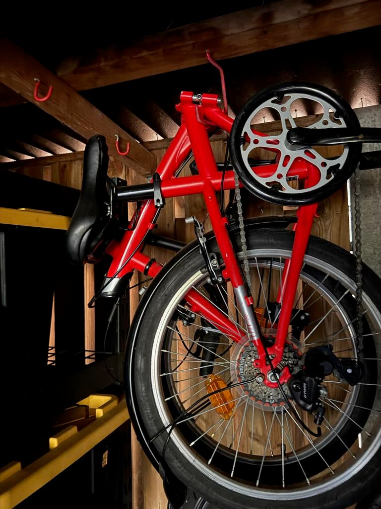 Opvouwbare fiets - Ideaal voor woon-werkverkeer, 20 inch of meer, Gebruikt, Versnellingen, Totaal opvouwbaar