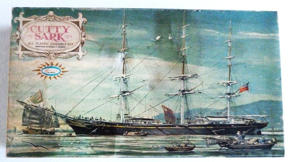 Cutty Sark Plastic Kit Aurora Plastic  Holland Nijkerk 1964, Ophalen of Verzenden, Zo goed als nieuw, Overige merken