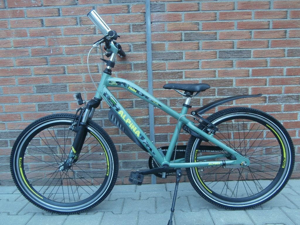 ALS NIEUWE Alpina Trial 24 inch, 3 versnellingen. groen, Ophalen, Terugtraprem, 24 inch, ALPINA