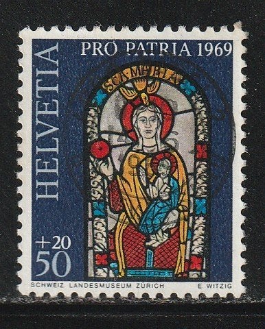 Zwitserland 1969 - Pro Patria - Glas in Lood, Ophalen