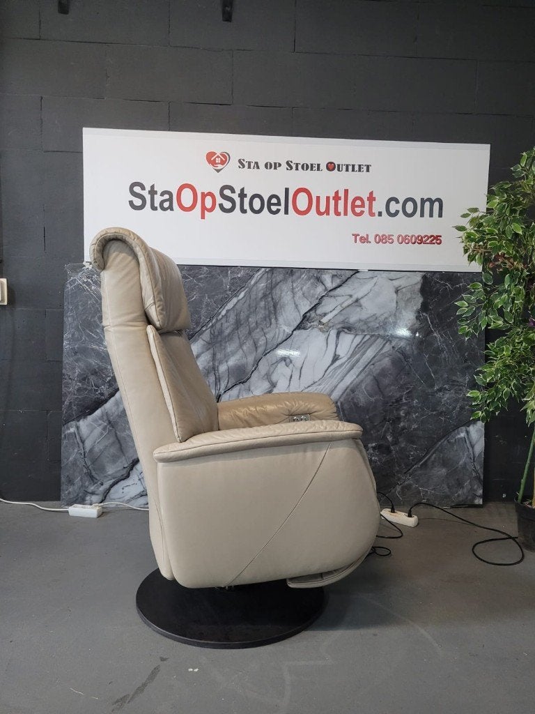 Staopstoel Goteborg Leder met lumbaalknop, Minder dan 50 cm, Minder dan 75 cm, Leer, Ophalen of Verzenden