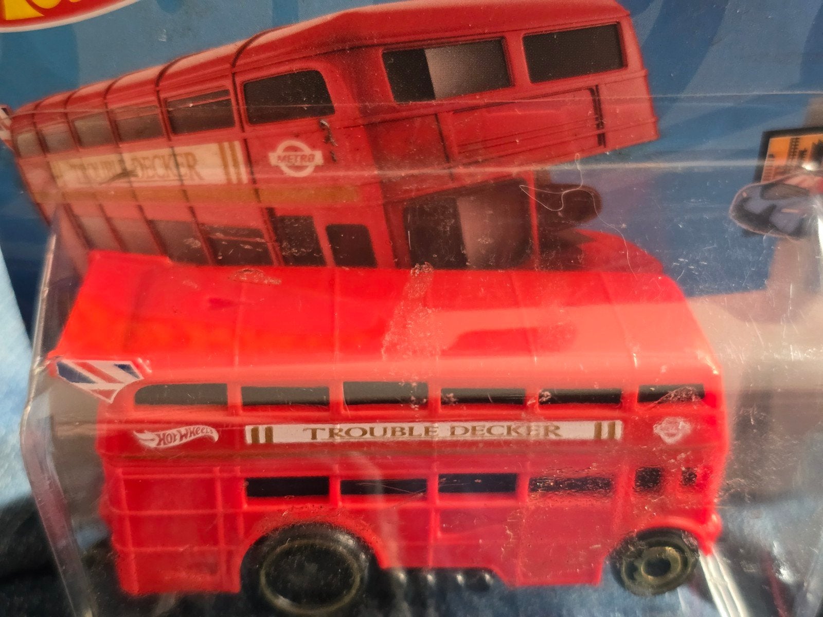 Hot Wheels Trouble Decker Bus 1:64, Ophalen of Verzenden, Nieuw, Bus of Vrachtwagen