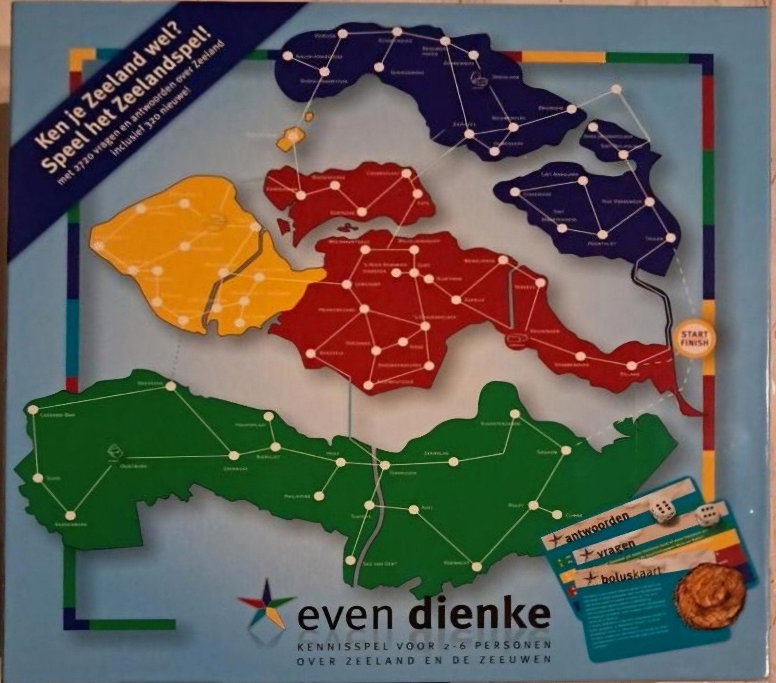 Even Dienke spel Zeeland, Ophalen of Verzenden, Zo goed als nieuw