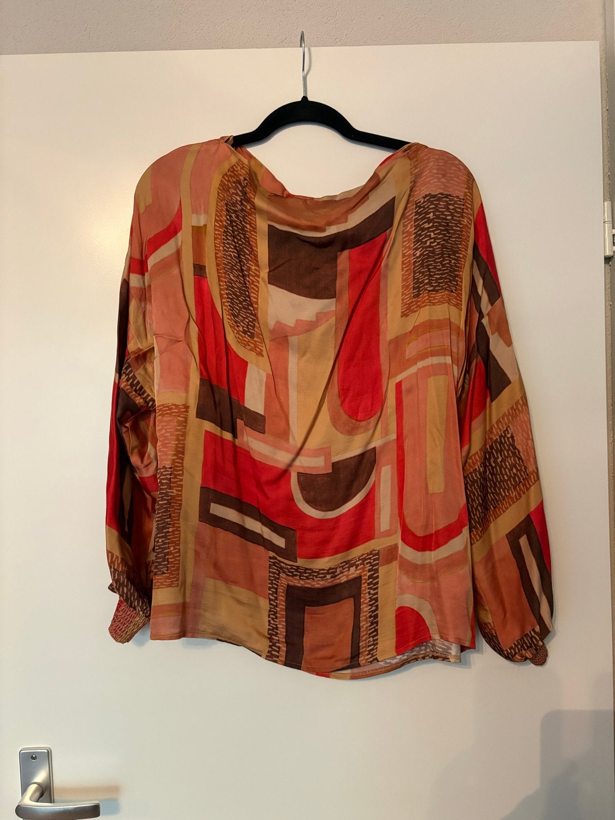 Summum blouse met abstracte print - Maat 40, Kleding | Dames, Ophalen of Verzenden, Zo goed als nieuw, Maat 38/40 (M), Meerkleurig