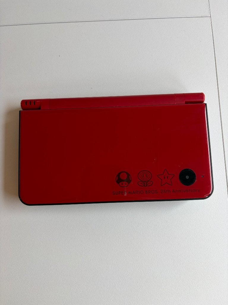 DSi XL Console - 25th Anniversary Mario Edition, Ophalen, Zo goed als nieuw, Rood, Dsi