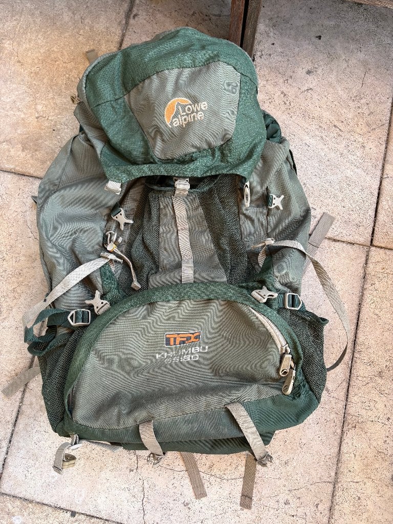 Backpack - Lowe Alpine Khumbu 65:80 liter, Ophalen, Gebruikt, Rugzak