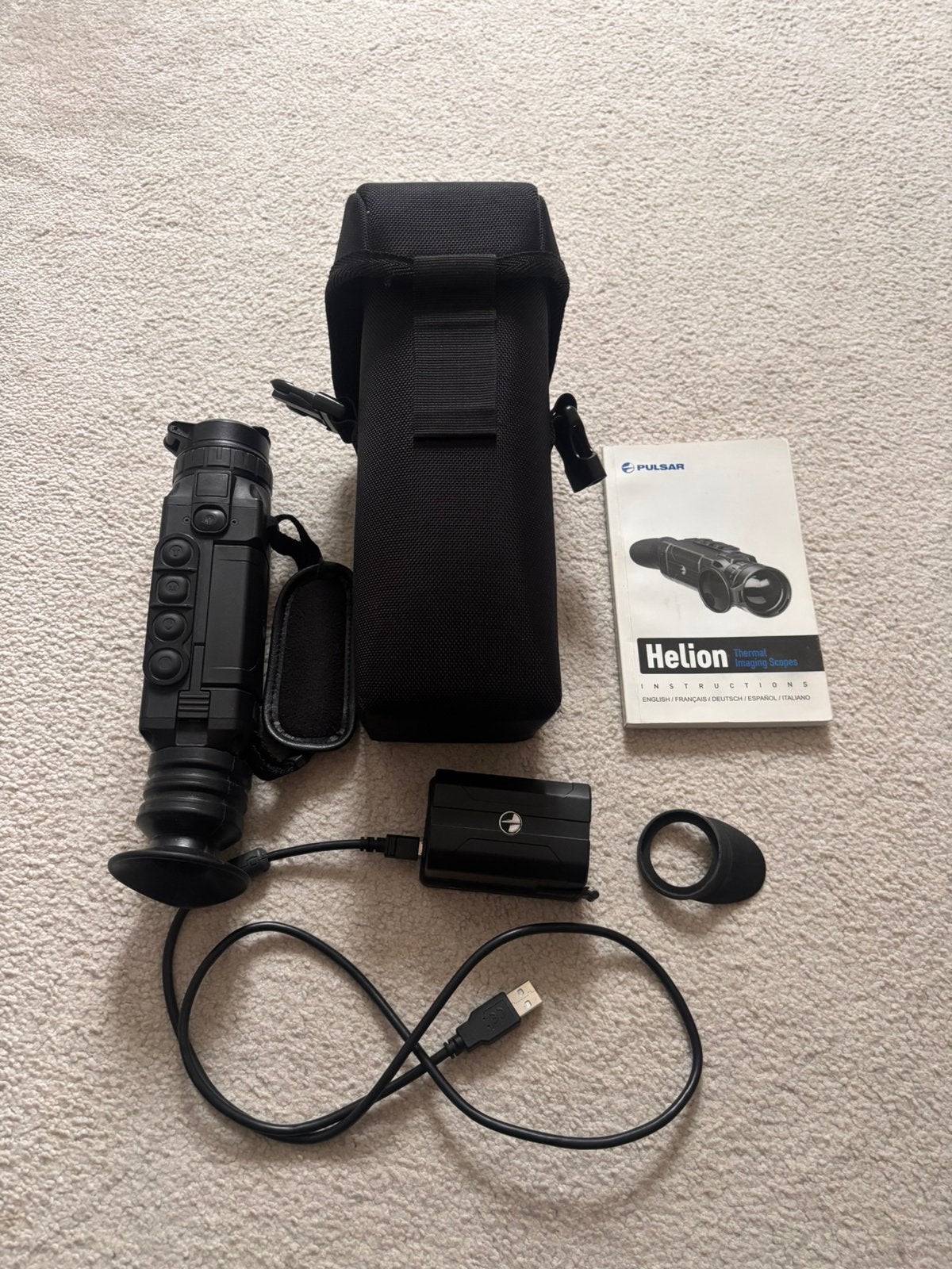 Pulsar helion XQ38F warmtebeeld, Audio, Tv en Foto, Optische apparatuur | Verrekijkers, Ophalen of Verzenden, Zo goed als nieuw
