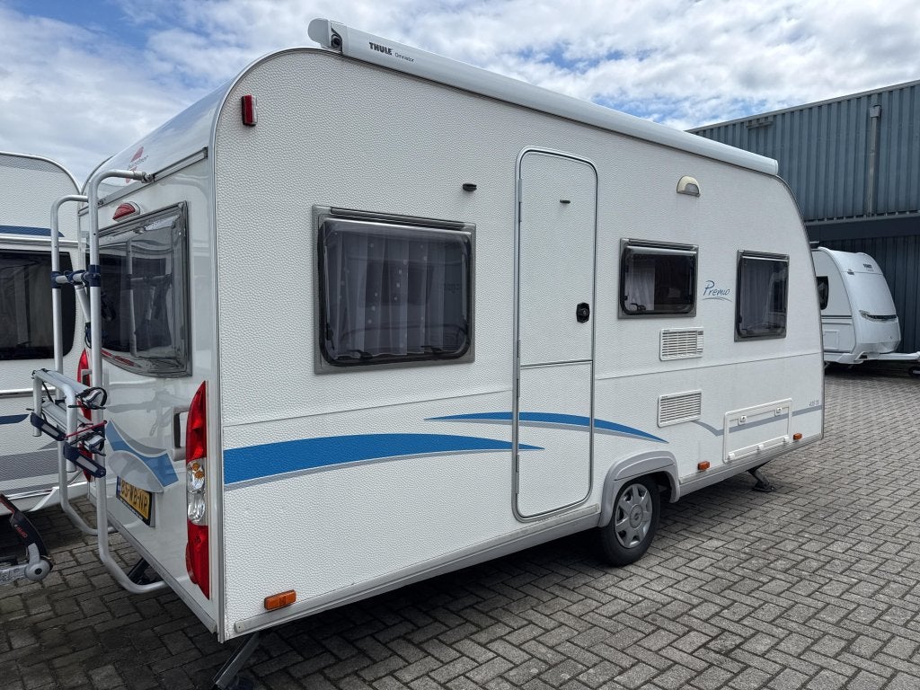 Bürstner Premio 435 TS Voortent/Luifel/Fietsdr., Rondzit, Bedrijf, 750 - 1000 kg, Schokbreker