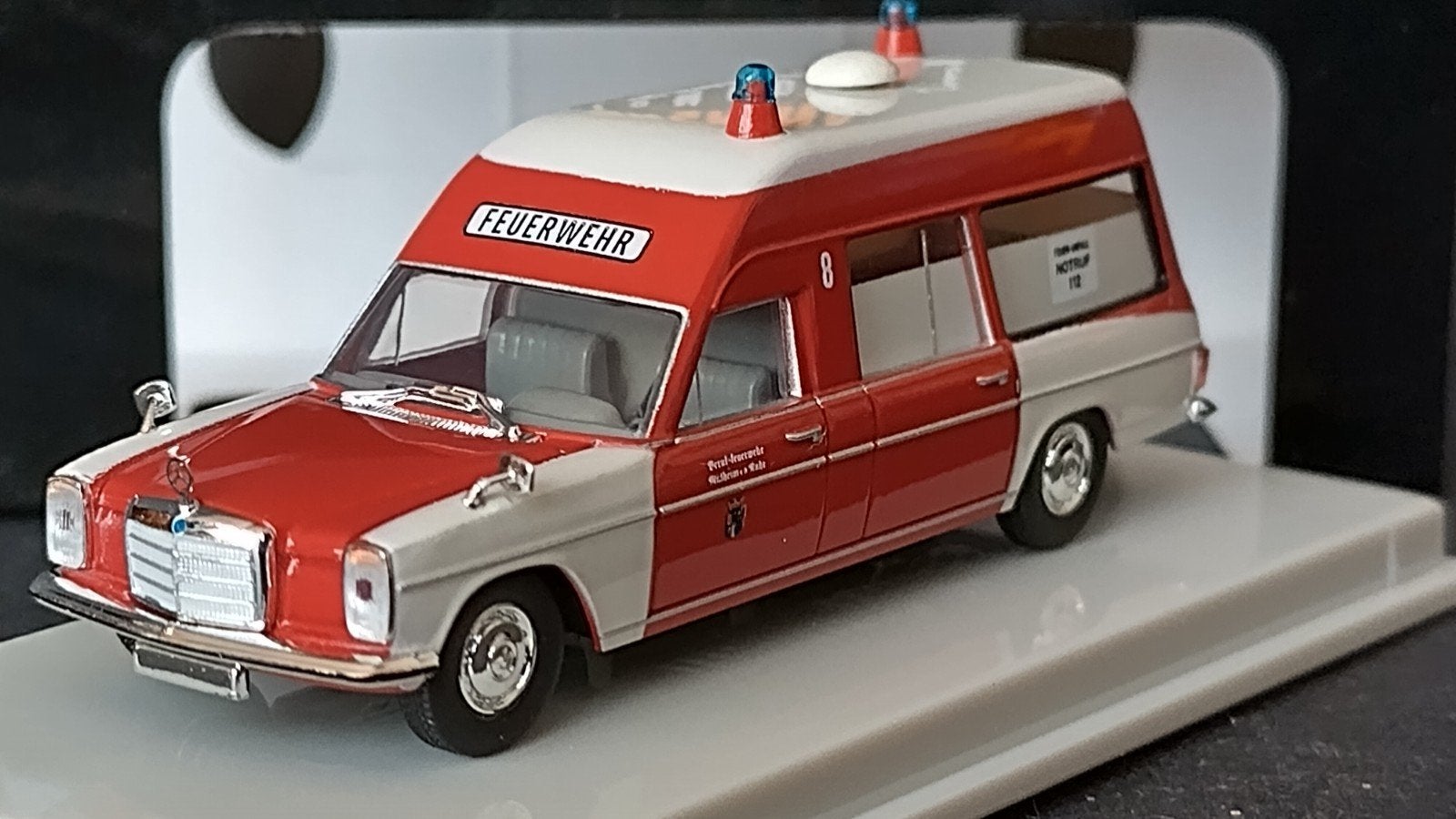 Mercedes Benz /8 ambulance Feuerwehr Mulheim Brekina Pol, Auto, Nieuw, Ophalen of Verzenden, .