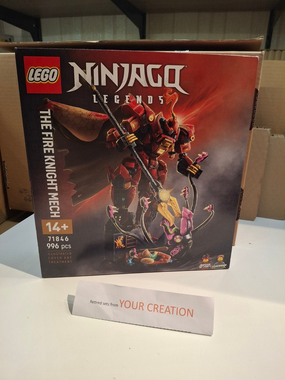 NIEUW Lego Ninjago 71846 The Fire Knight Mech, Lego, Nieuw, Ophalen of Verzenden, Ninjago