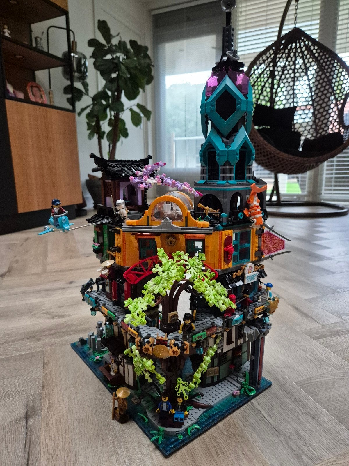 LEGO Ninjago City Gardens (71741) - Zo goed als nieuw, Lego, Ophalen of Verzenden, Zo goed als nieuw, Compleet