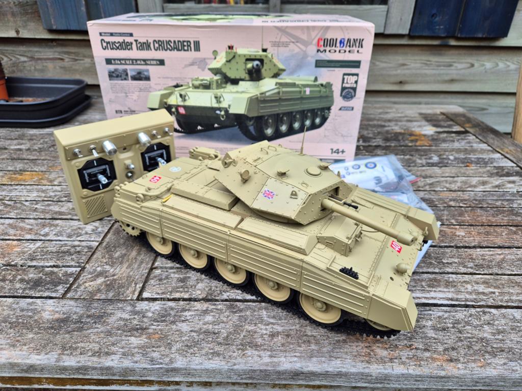 Coolbank Crusader III 1:16 RC Tank - Nieuw in Doos, Hobby en Vrije tijd, Ophalen of Verzenden, Nieuw