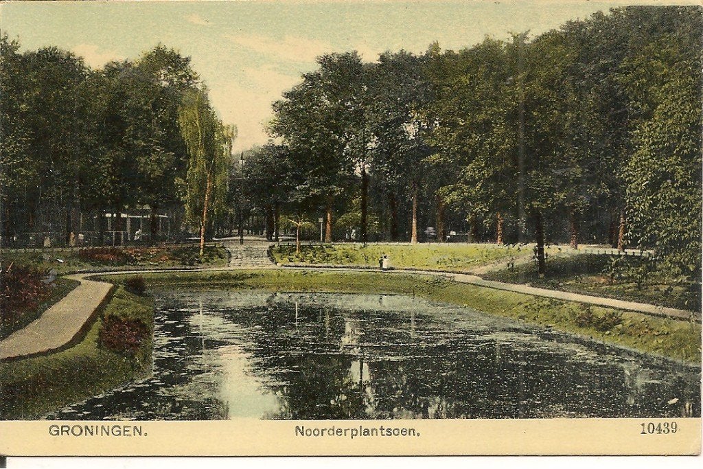 Ansichtkaart Groningen Noorderplantsoen - Nauta kaart 10439, Ophalen of Verzenden, Voor 1920, Ongelopen, Groningen