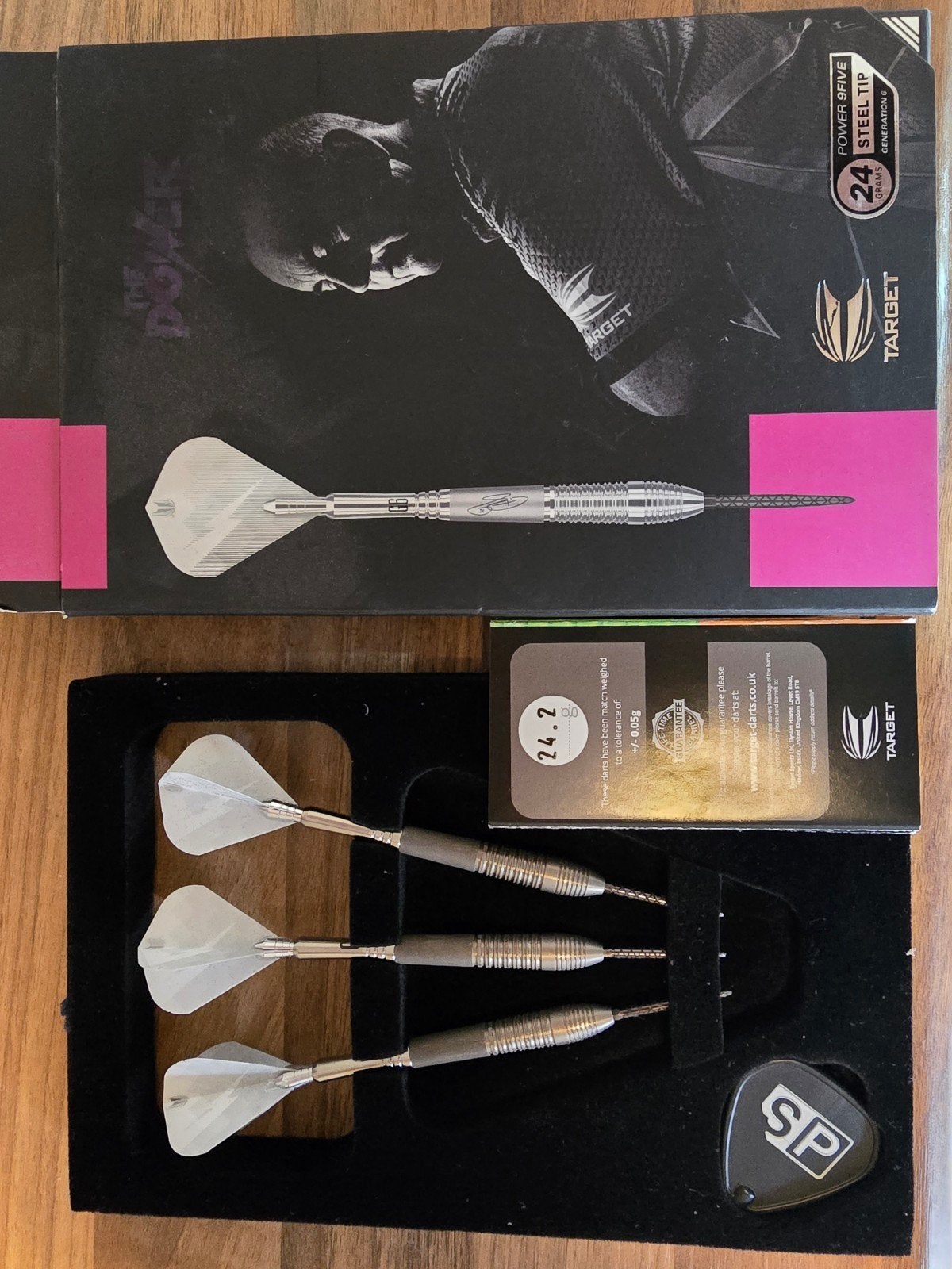Target phil taylor Gen 6 Darts 24gr, Ophalen of Verzenden, Zo goed als nieuw, Pijlen, Soft tip