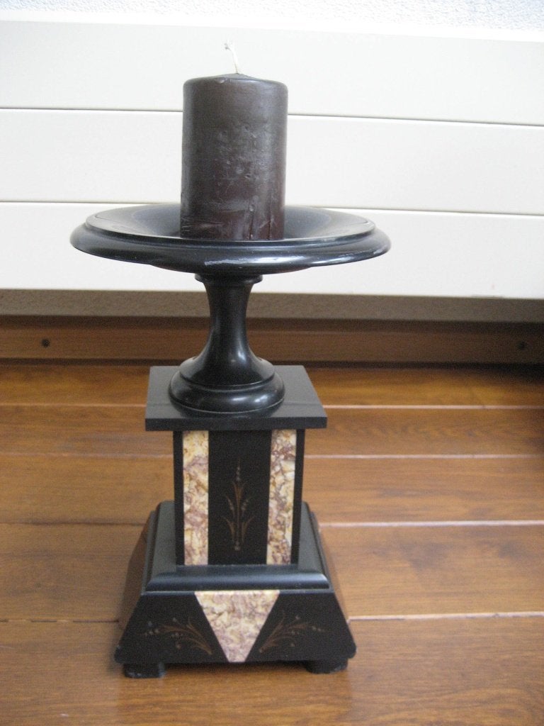 Art deco marmer jaren 30 standaard op poten, Ophalen of Verzenden