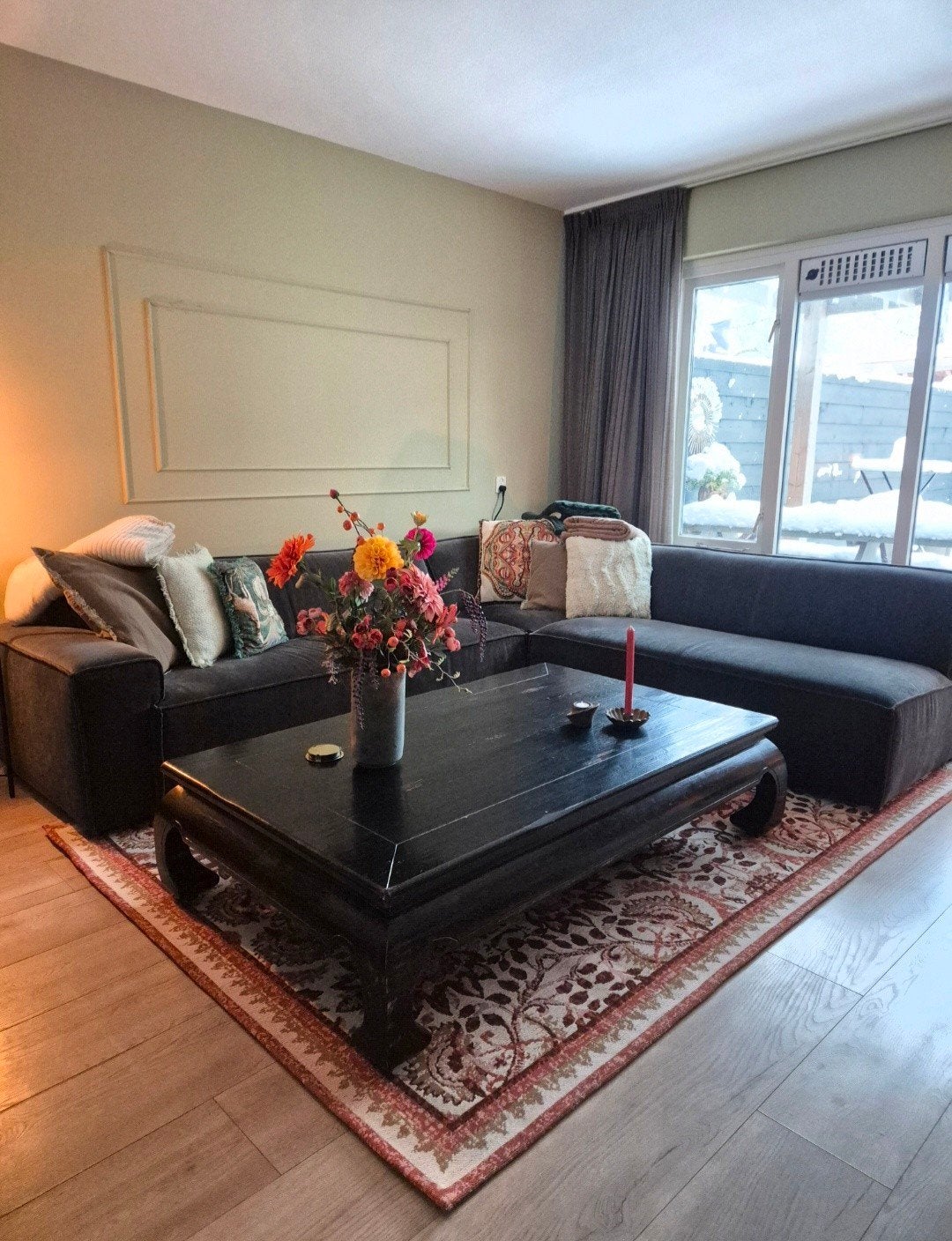 Opium salontafel extra groot, Ophalen, Hout