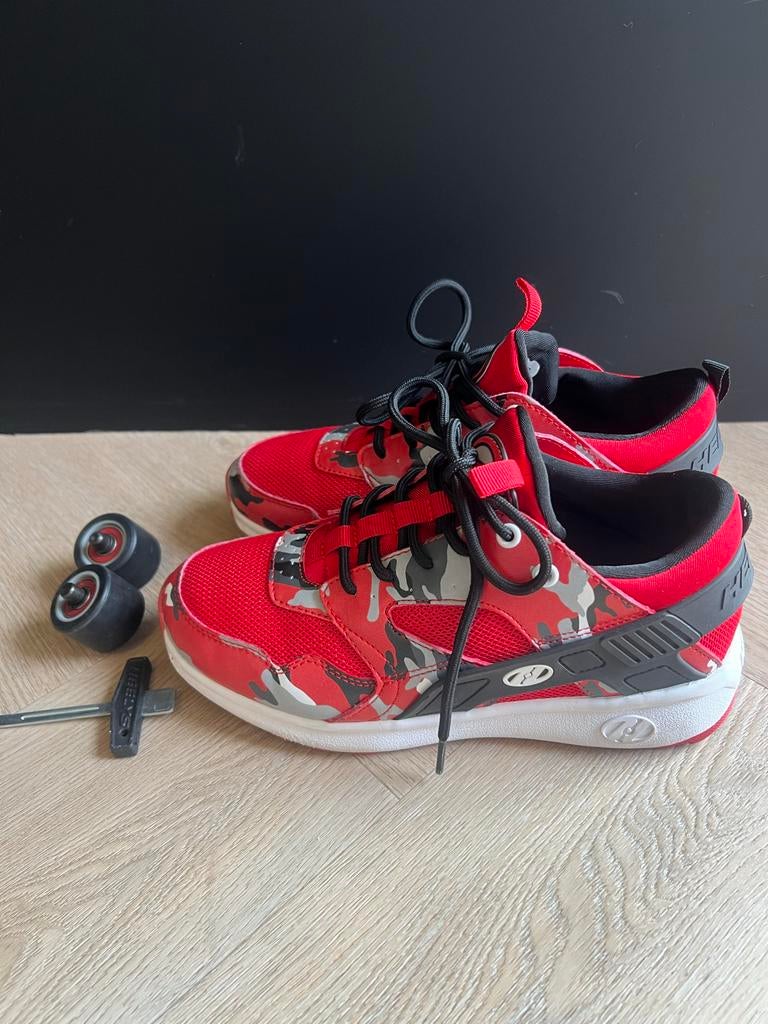 Heelys rood met camouflagepatroon, Overige merken, Gebruikt, Kinderen, Overige typen
