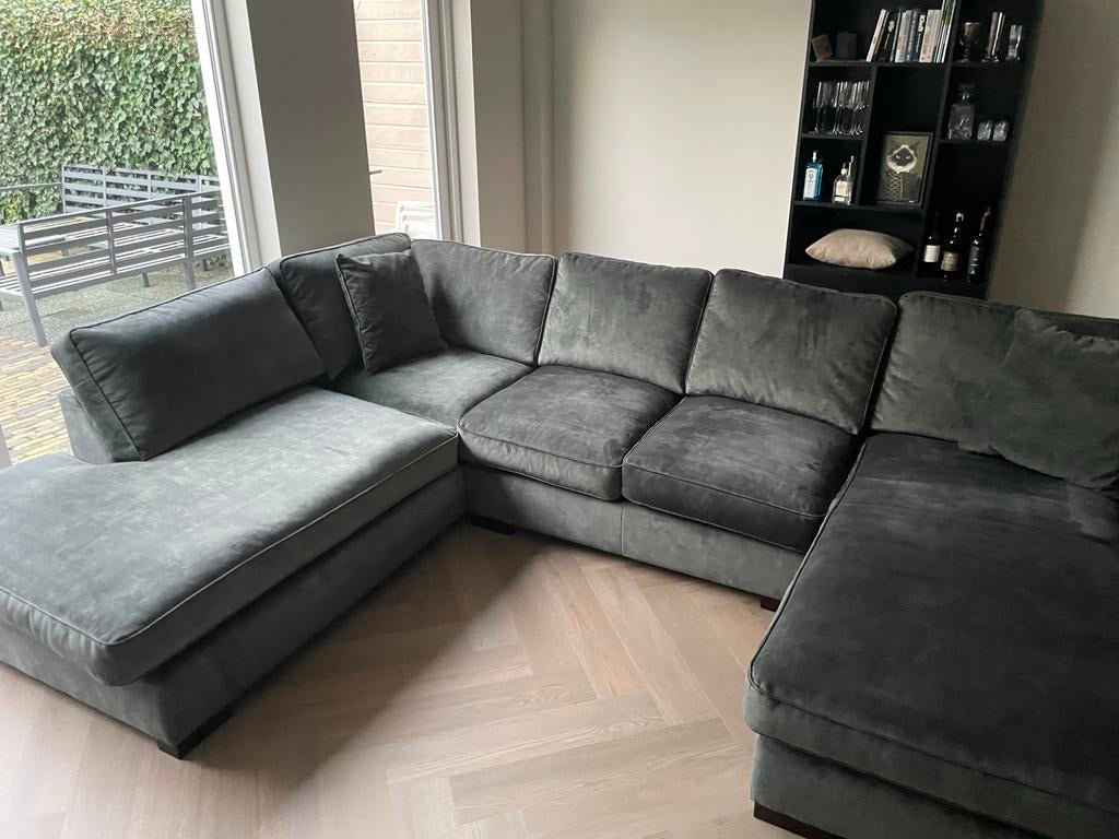 U bank Dunes van Zitmaxx, Huis en Inrichting, Banken | Complete zithoeken, Ophalen, Zo goed als nieuw, Stof