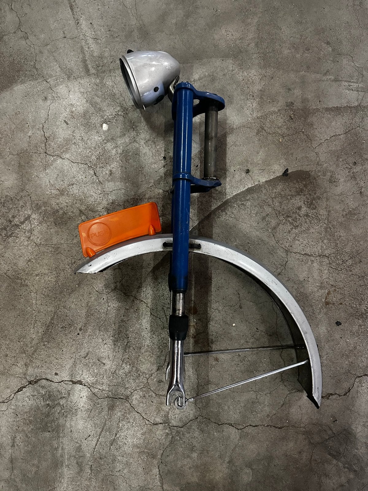 Puch Maxi N voorvork met spatbord en koplamp, Ophalen of Verzenden, Gebruikt, Overige typen