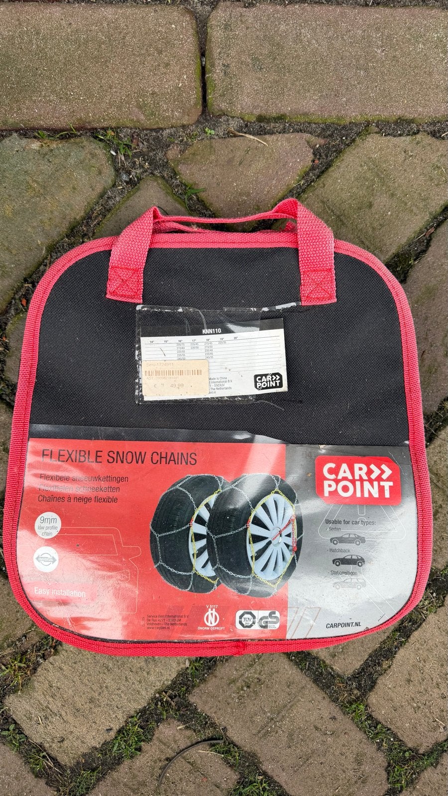 Carpoint Flexibele Sneeuwkettingen KNN110, Ophalen of Verzenden, Zo goed als nieuw