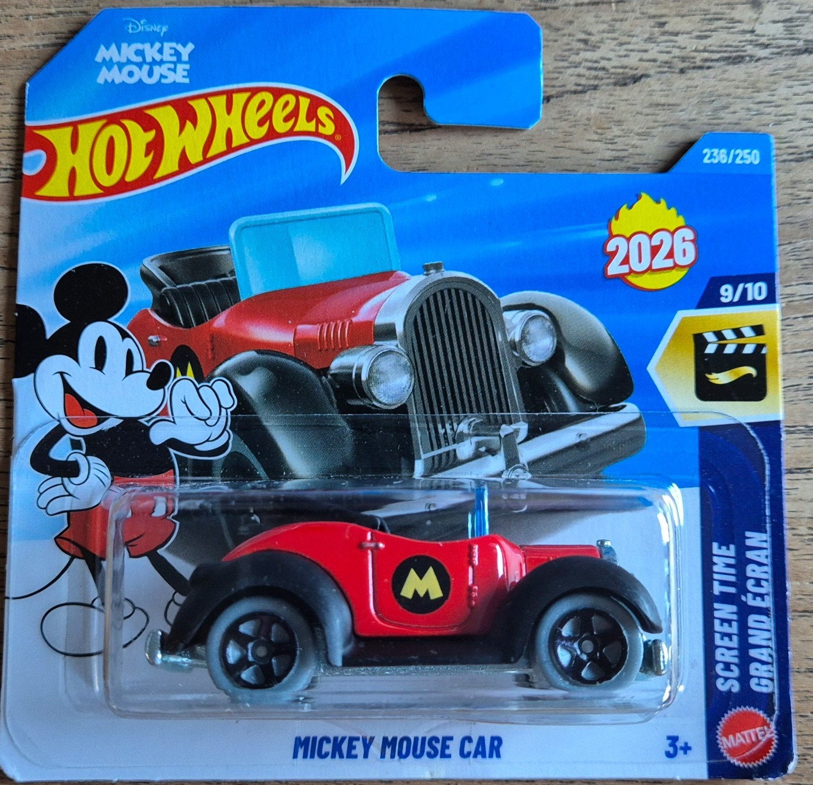 Hot Wheels Mickey Mouse Car, Hobby en Vrije tijd, Ophalen of Verzenden, Nieuw, Auto