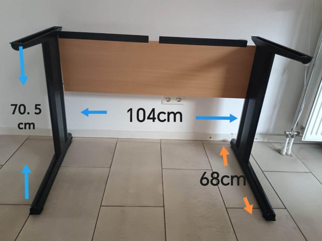 bureauframe gratis ophalen/ tafelpoten free take away, Huis en Inrichting, Bureaus, Zo goed als nieuw, Overige merken, Overige materialen