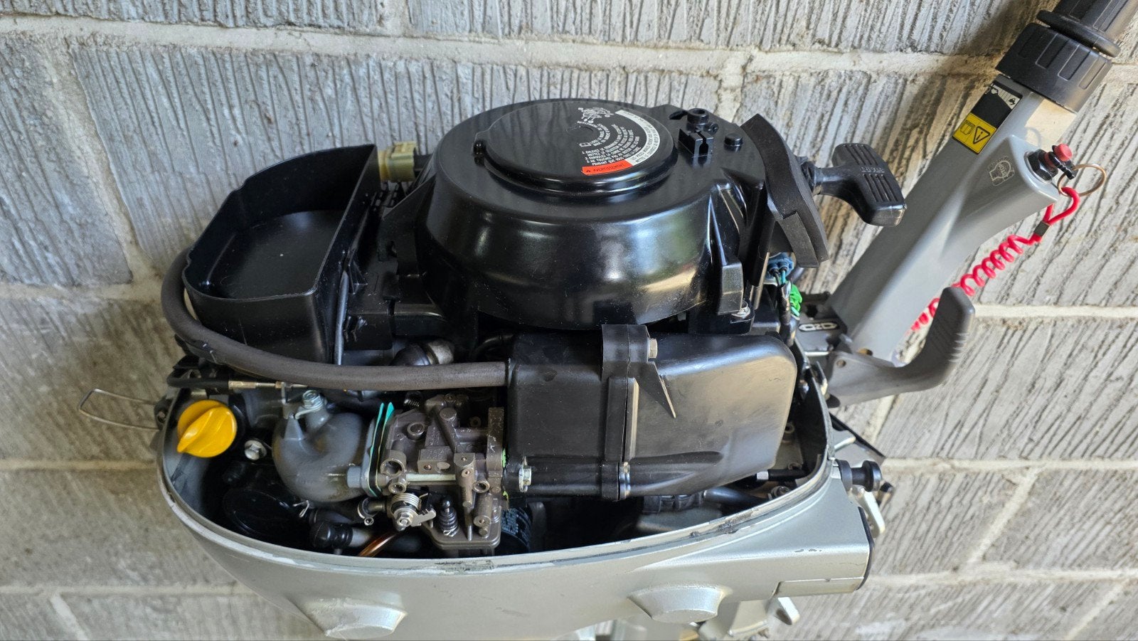 Honda 8pk kortstaart ideaal voor zodiac, visboot, ribboot, Ophalen, 5 tot 10 pk, Viertaktmotor, Zo goed als nieuw