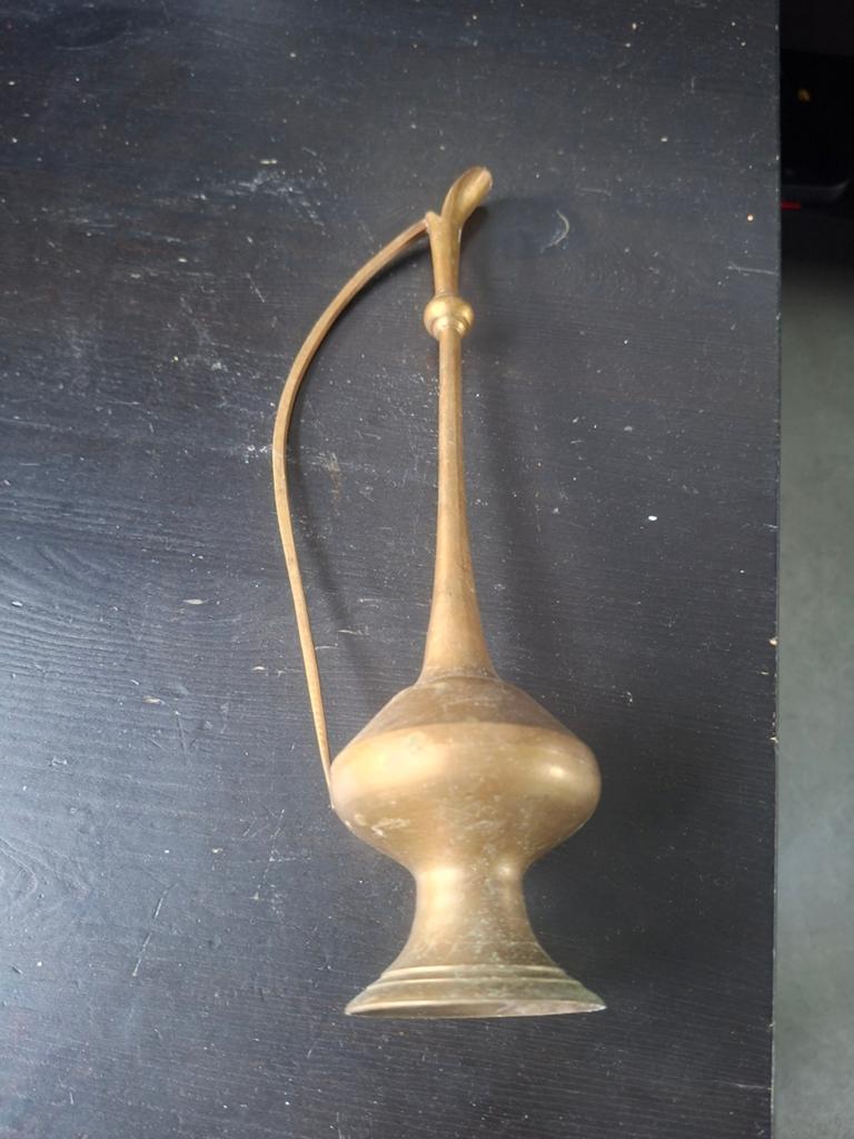 Antieke Koperen Waterkan / Oliekan, Antiek en Kunst, Antiek | Koper en Brons, Ophalen of Verzenden, Koper