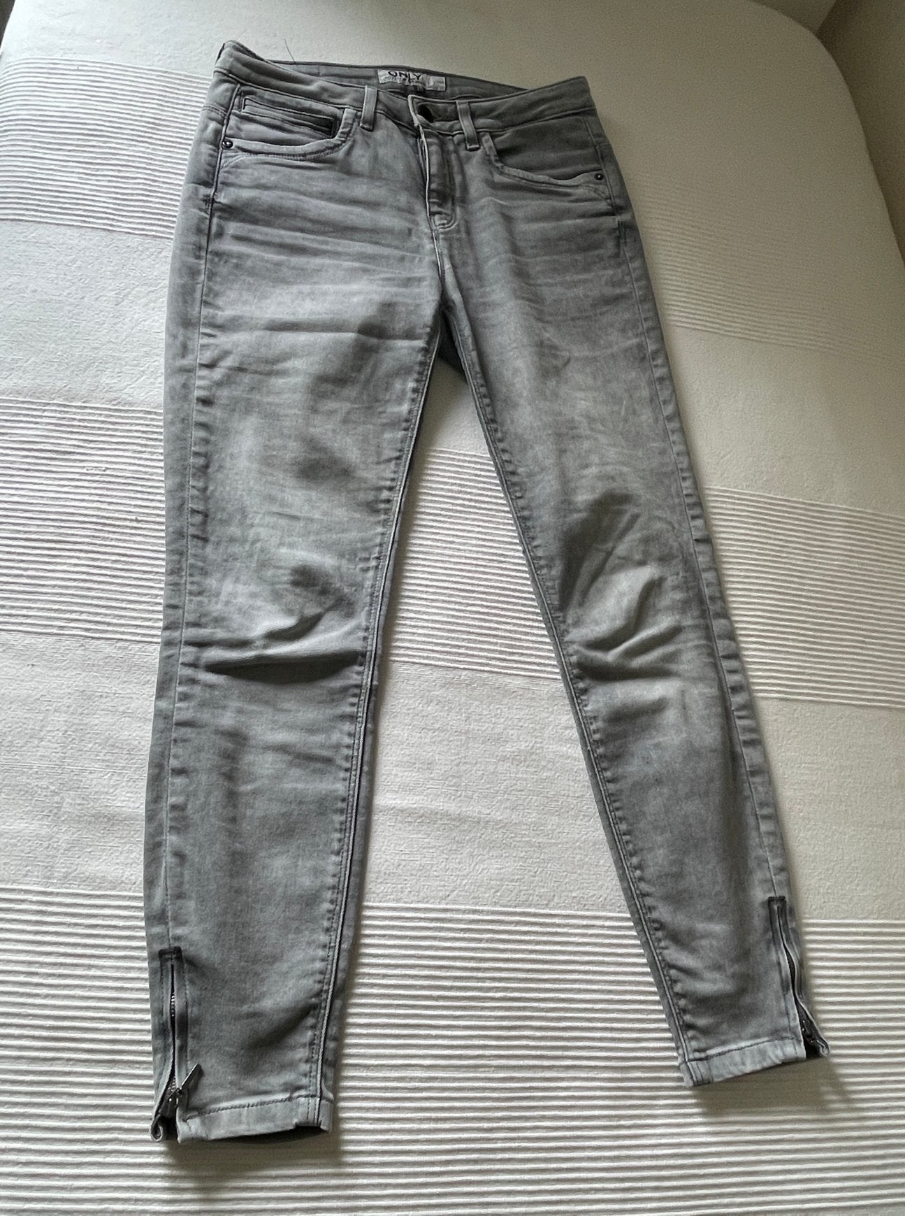 Only jeans damesbroek, Ophalen, Gedragen, Grijs, W28 - W29 (confectie 36)