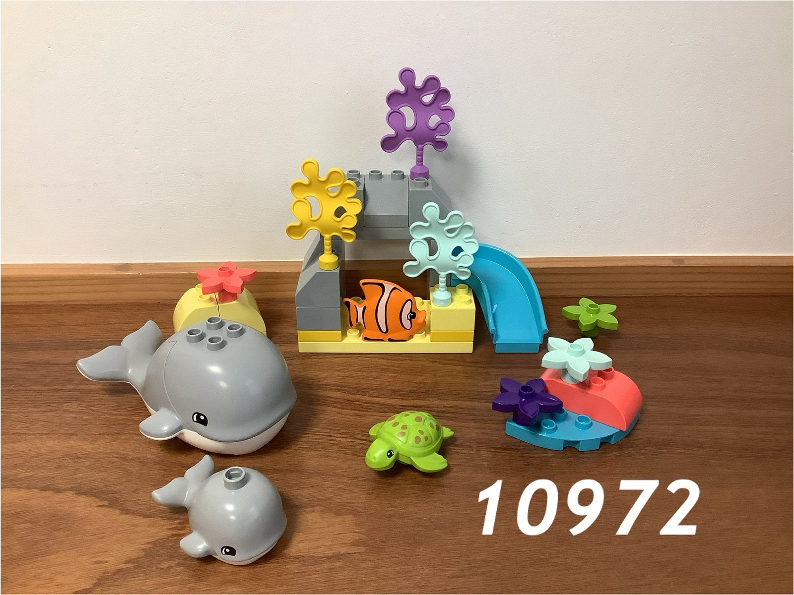 Duplo wilde dieren van de zee 10972 (compleet) 5, Ophalen of Verzenden, Zo goed als nieuw, Complete set, Duplo
