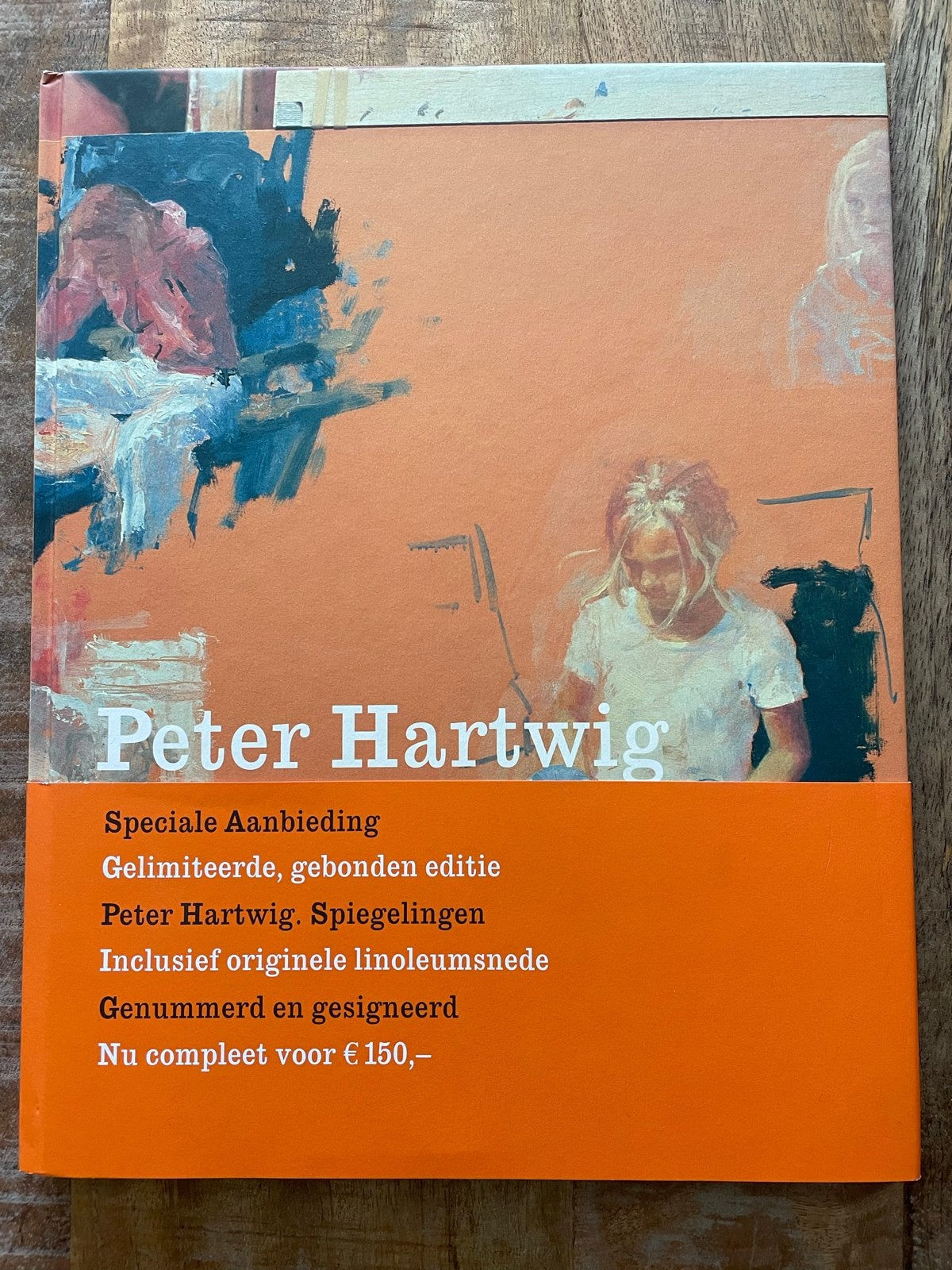 Peter Hartwig Spiegelingen - zeldzame uitgave + linosnede, Ophalen of Verzenden, Zo goed als nieuw