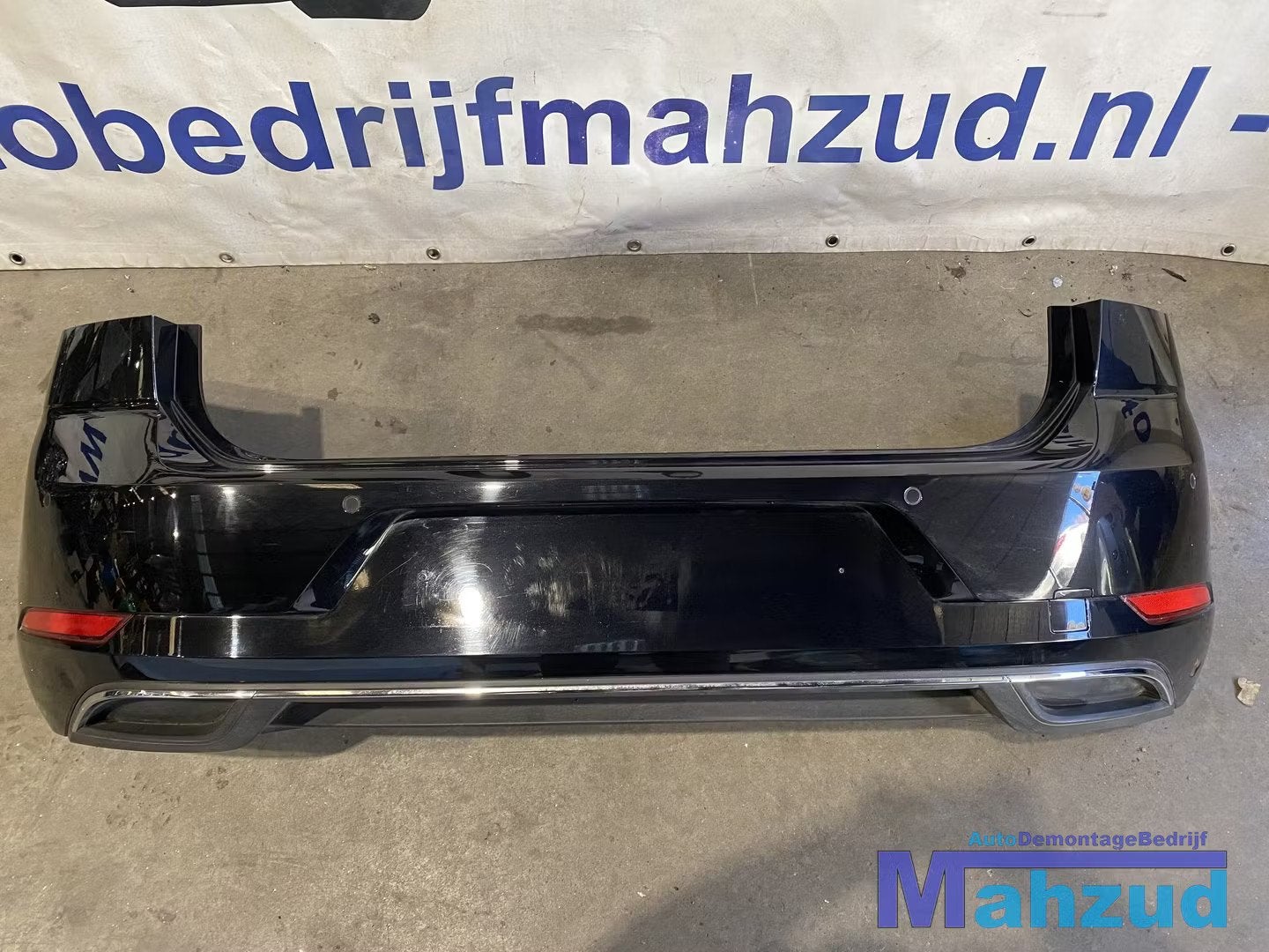VW GOLF 7 7.5 Hatchback Zwart achterbumper bumper 2012-2019, Gebruikt, Volkswagen, Volkswagen AG, Achter